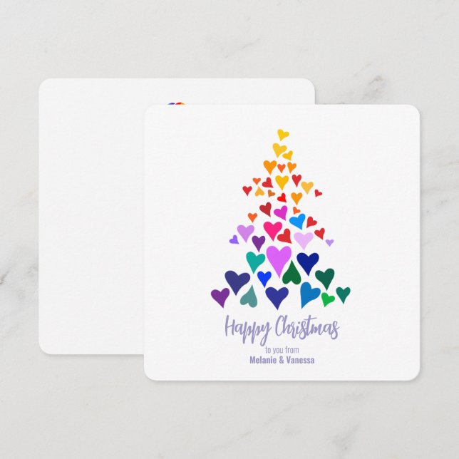Navidad Gay Minimalista (Anverso / Reverso)