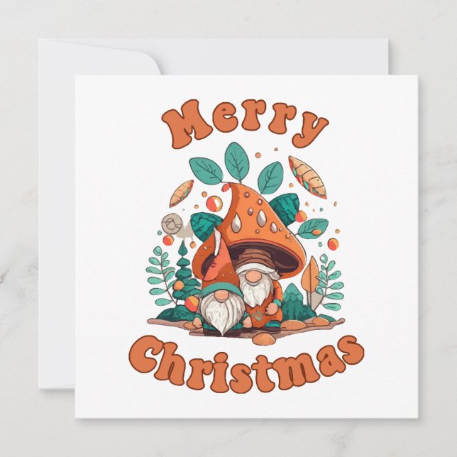 Navidad Gnome Retro (Anverso)