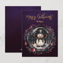 Navidad gótica de Snowman
