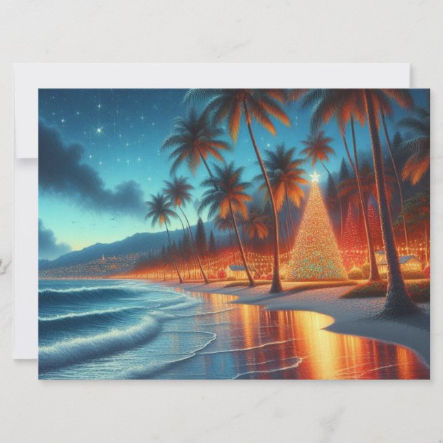 Navidad hawaiana/tropical  (Anverso)