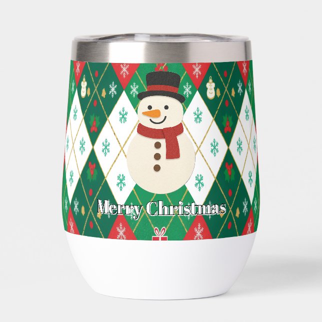 Navidad helada snowman personalizado Navidad (Trasero)