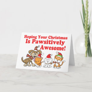 Navidad impresionante de Pawsitively de los perros