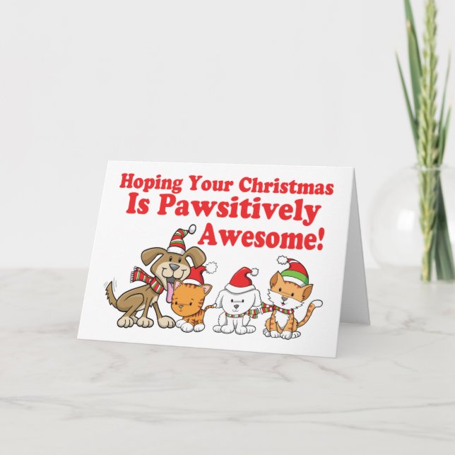 Navidad impresionante de Pawsitively de los perros (Anverso)