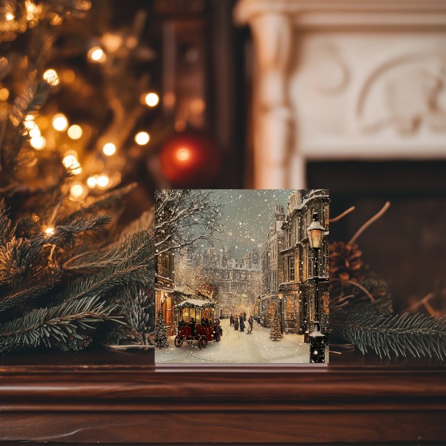 Navidad Invernal Atemporal Vintage Londres (Subido por el creador)