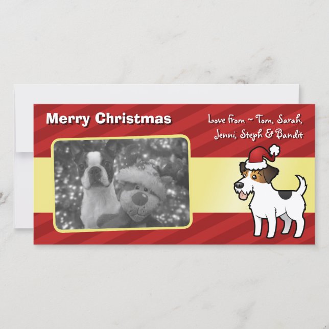 Navidad Jack Russell Terrier (Anverso)