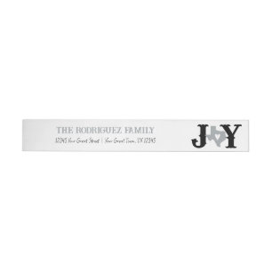 Navidad JOY Texas Plateado