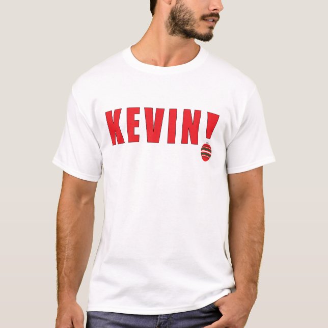 Navidad "¡Kevin!" Camiseta (Anverso)