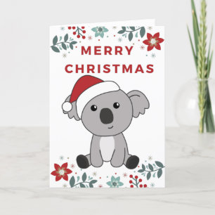 Navidad Koala Nieve Invierno Animales Koalas Fiest