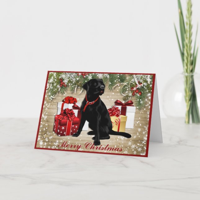 NAVIDAD LABRADOR NEGRO (Anverso)