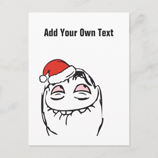 Navidad Le Me Memes PinkEye texto personalizable E (Anverso)