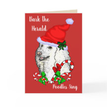 Navidad lindo de Santa del caniche