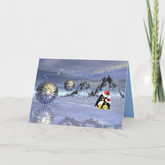 Navidad mágico de la tarjeta de Navidad del dibujo