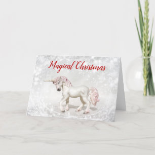 Navidad mágico del unicornio