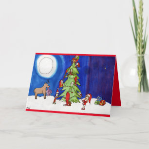 Navidad mágico en el bosque