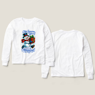 Navidad Mágico Muñeco de Nieve Festivo Capas para