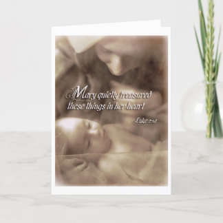 Navidad Maria y tarjeta de la biblia de Jesús