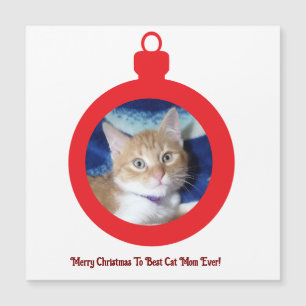 Navidad, Mejor Mamá de Gatos del Mundo , Tarjeta m