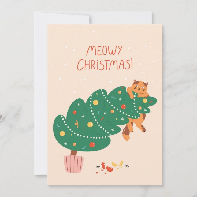 Navidad Meowy - Diversión Felina Traviesa (Anverso)