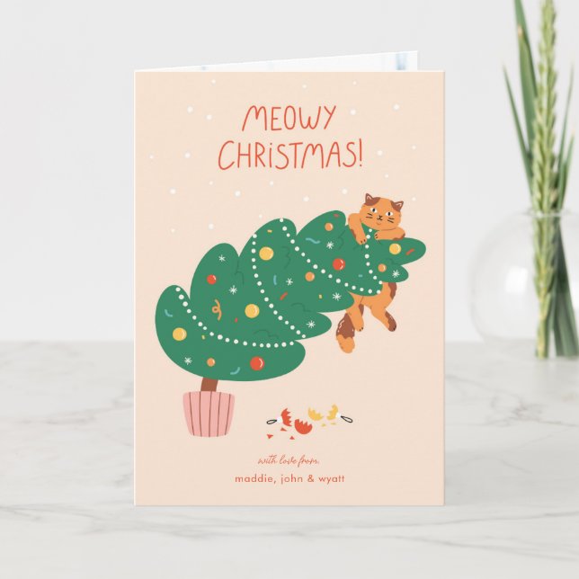 Navidad Meowy - Diversión Felina Traviesa (Anverso)