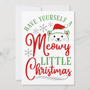 Navidad Meowy Pequeña