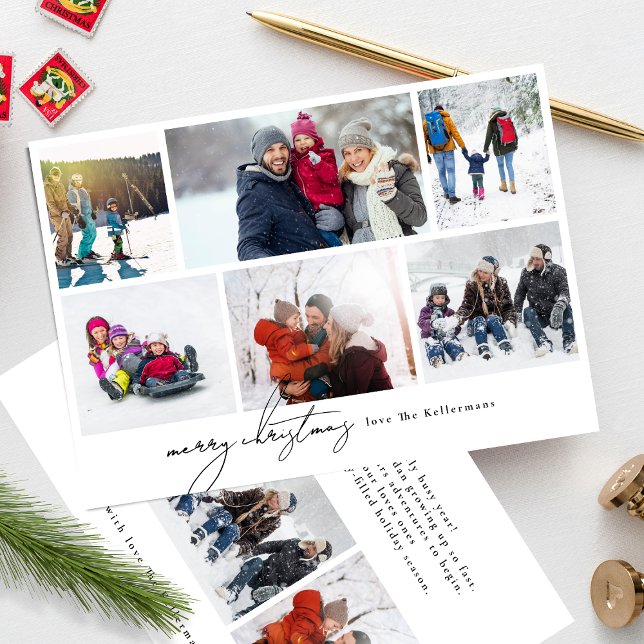 navidad mínima escrita 6 Collage de fotos (Subido por el creador)