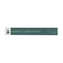 Navidad Minimalista Árbol de Pino Verde Fiesta