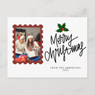 Navidad Minimalista Elegante Foto de Familia Mod