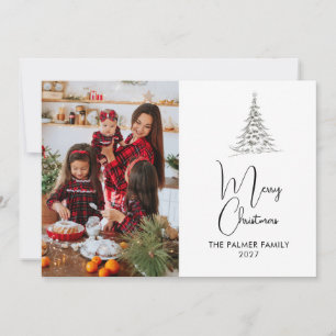 Navidad Minimalista Familia Árbol de Navidad