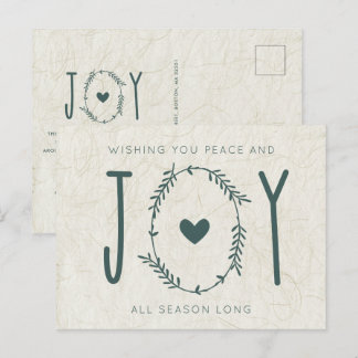 Navidad Minimalista Paz y Alegría