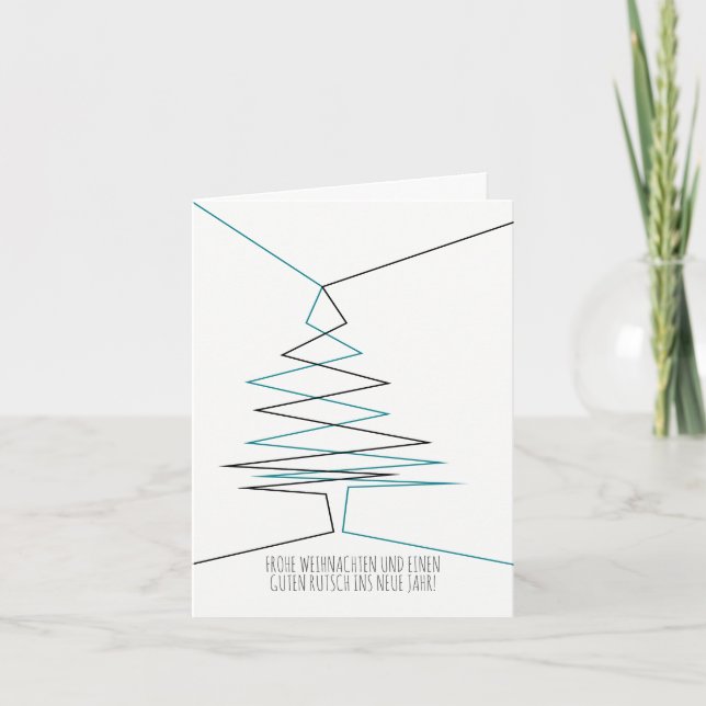 Navidad minimalista y moderna  (Anverso)