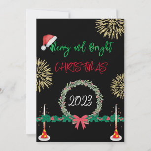 Navidad Moderna Alegre y Brillante divertida 2023