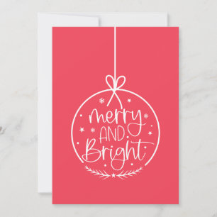 Navidad Moderna Minimalista Alegre Brillante