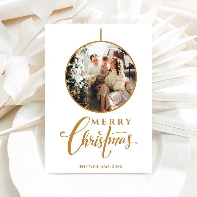 Navidad Moderna Minimalista con Foto (Subido por el creador)