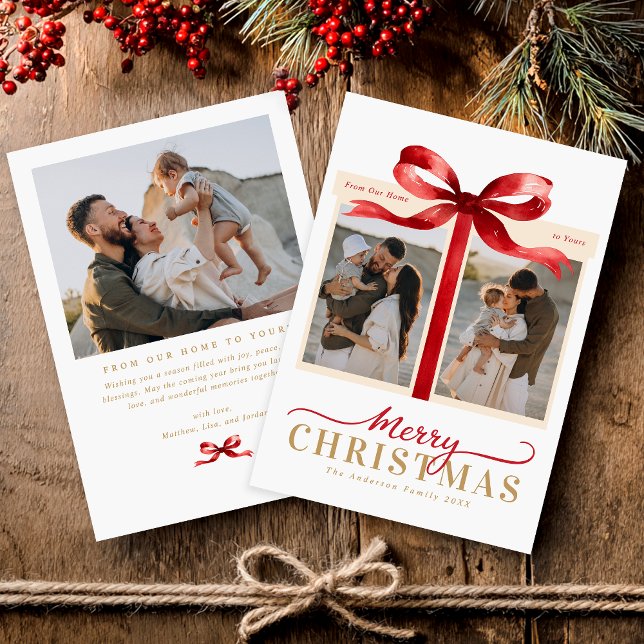 Navidad Moderna Minimalista Roja (Subido por el creador)