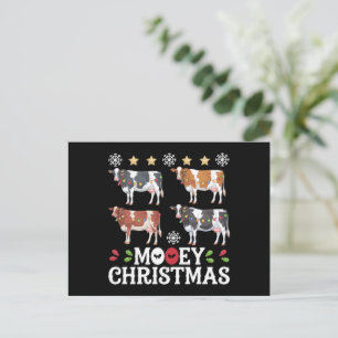 Navidad Mooey Amante De Las Vacas Fiesta Granja Gr