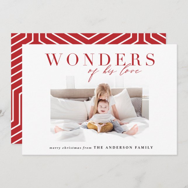 Navidad multi foto religiosa moderna (Anverso / Reverso)