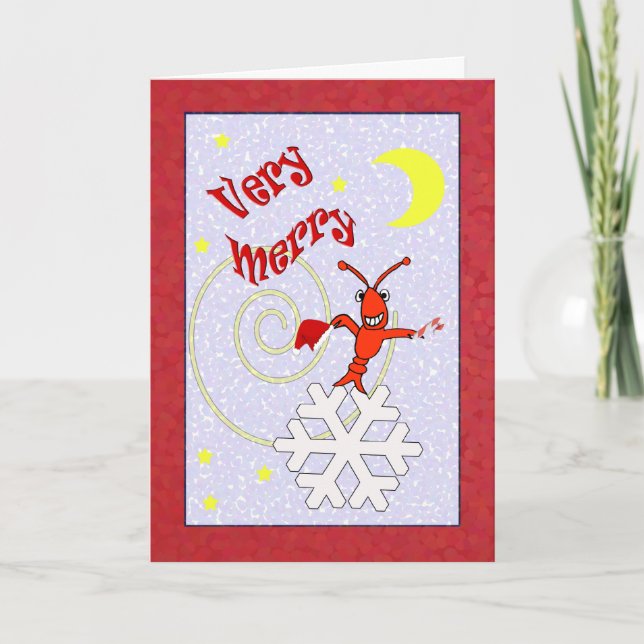 Navidad muy Felices de los cangrejos/de la (Anverso)