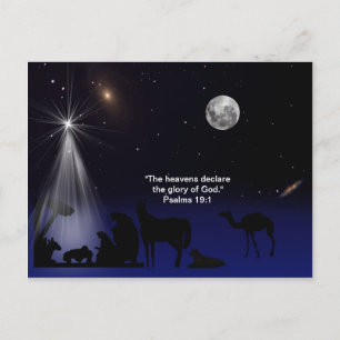 Navidad, natividad, postal