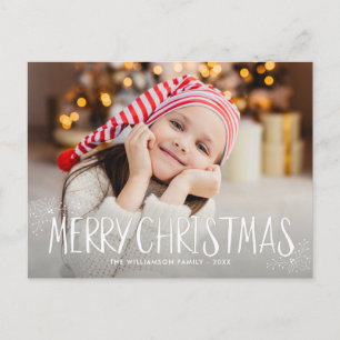 navidad navidad adorable tarjeta de foto personali