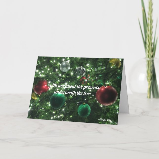 Navidad - No se trata de los regalos (Anverso)
