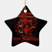 Navidad Noel Star Ornamento de Potpourri World Xma