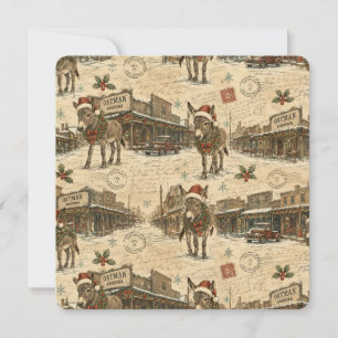 Navidad Nostálgica de Snowy Oatman Burro