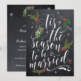 navidad nupcial de la invitación de la ducha de
