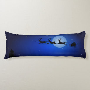 Navidad o almohada del cuerpo de la escena 2-Sided