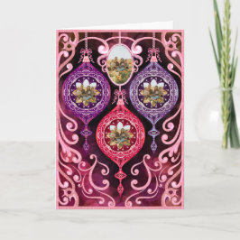 Navidad Ornamental - Tarjeta de Navidad con foto