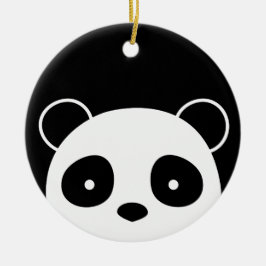 Navidad ornamento, decoraciones de la panda del