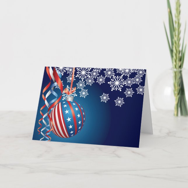 Navidad patriótico azul (Anverso)