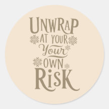 Navidad | Pegatina de Año Nuevo