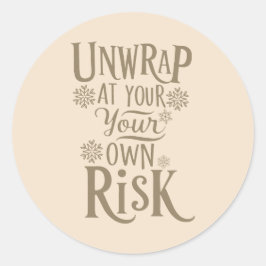 Navidad | Pegatina de Año Nuevo