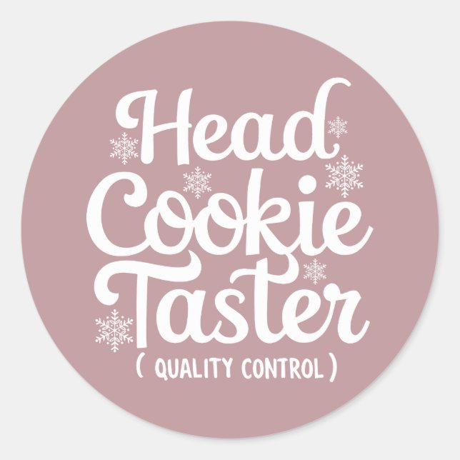 Navidad | Pegatina de Año Nuevo (Anverso)